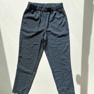 H&M Navy trousers jogger pants lightweight small